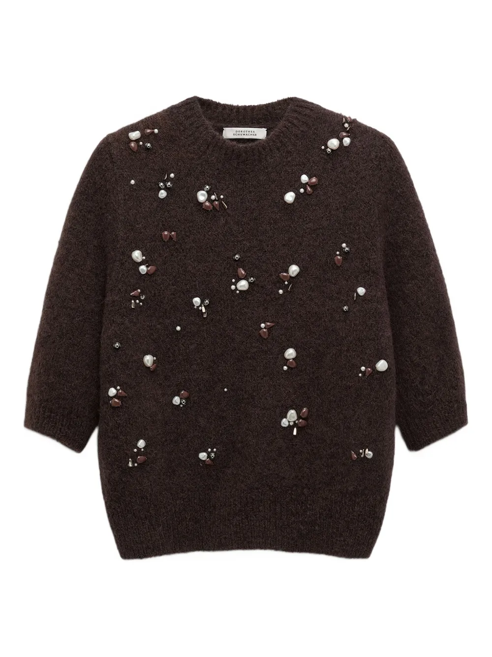 Dorothee Schumacher embellished sweater | Brown | Image 1