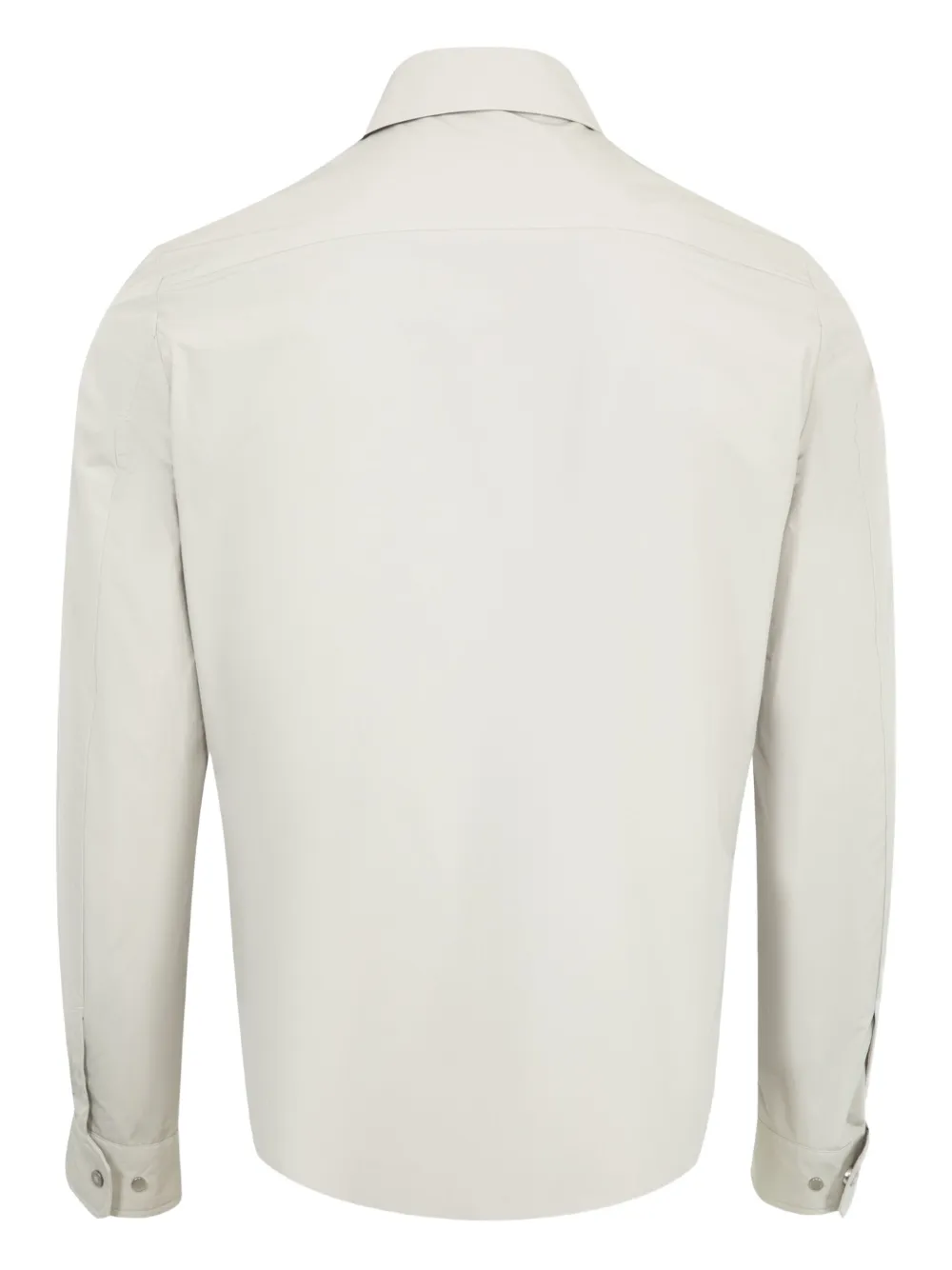 Moncler Double-pocket Long-sleeve Shirt In White