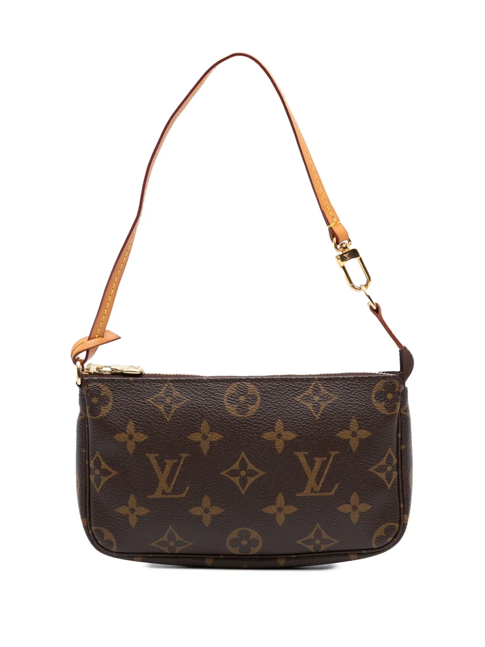 Louis Vuitton Pre-Owned 2013 モノグラム ミニ ポシェット アクセソワール ハンドバッグ - ブラウン Louis Vuitton Pre-Owned 2013 モノグラム ミニ ポシェット アクセソワール ハンドバッグ - ブラウン