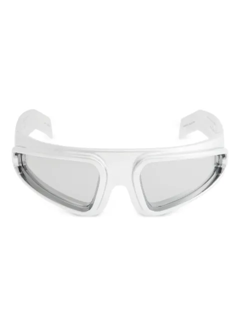 Rick Owens lentes de sol con armazón geométrica