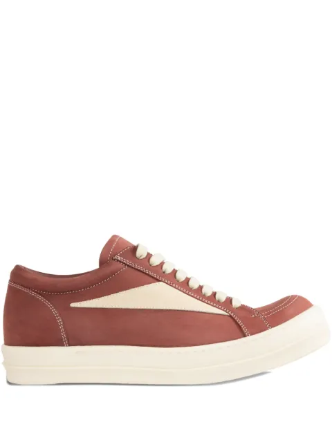 Rick Owens panelled lace-up sneakers