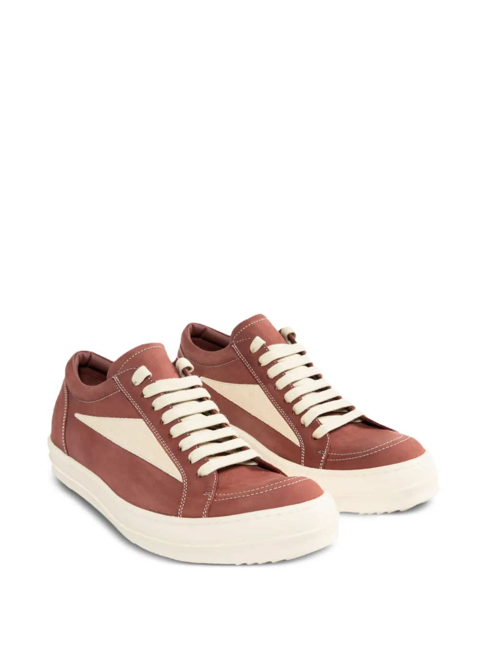 Rick Owens panelled lace-up sneakers | Low-Tops | Image 2