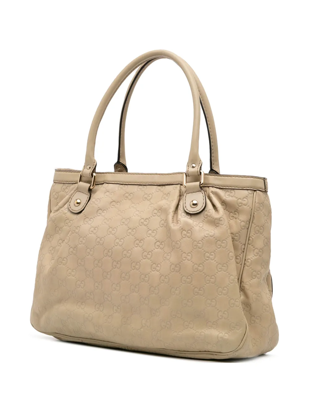 Pre-owned Gucci 2016-2025 Ssima Sukey Tote Bag In Brown