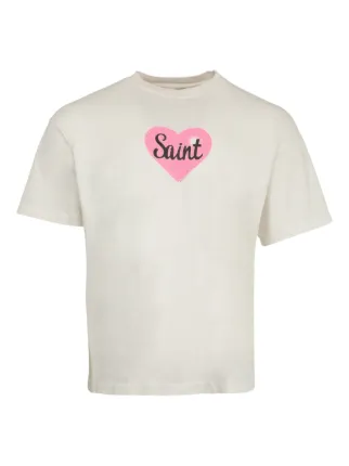 SAINT Mxxxxxx ハート ショートスリーブ Tシャツ NAZARETH SAINT MXXXXXX Heart Saint Tシャツ | ホワイト | FARFETCH JP