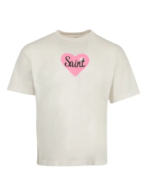 SAINT MXXXXXX heart-print T-shirt
