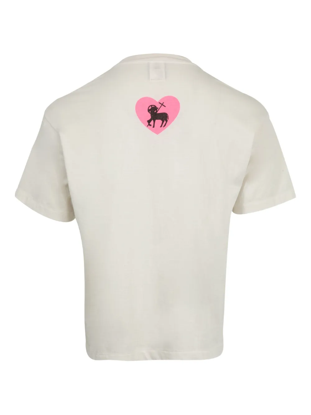 SAINT MXXXXXX heart-print T-shirt - Wit