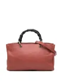 Gucci Pre-Owned 2016-2025 Medium Calfskin Bamboo Shopper satchel - Pink
