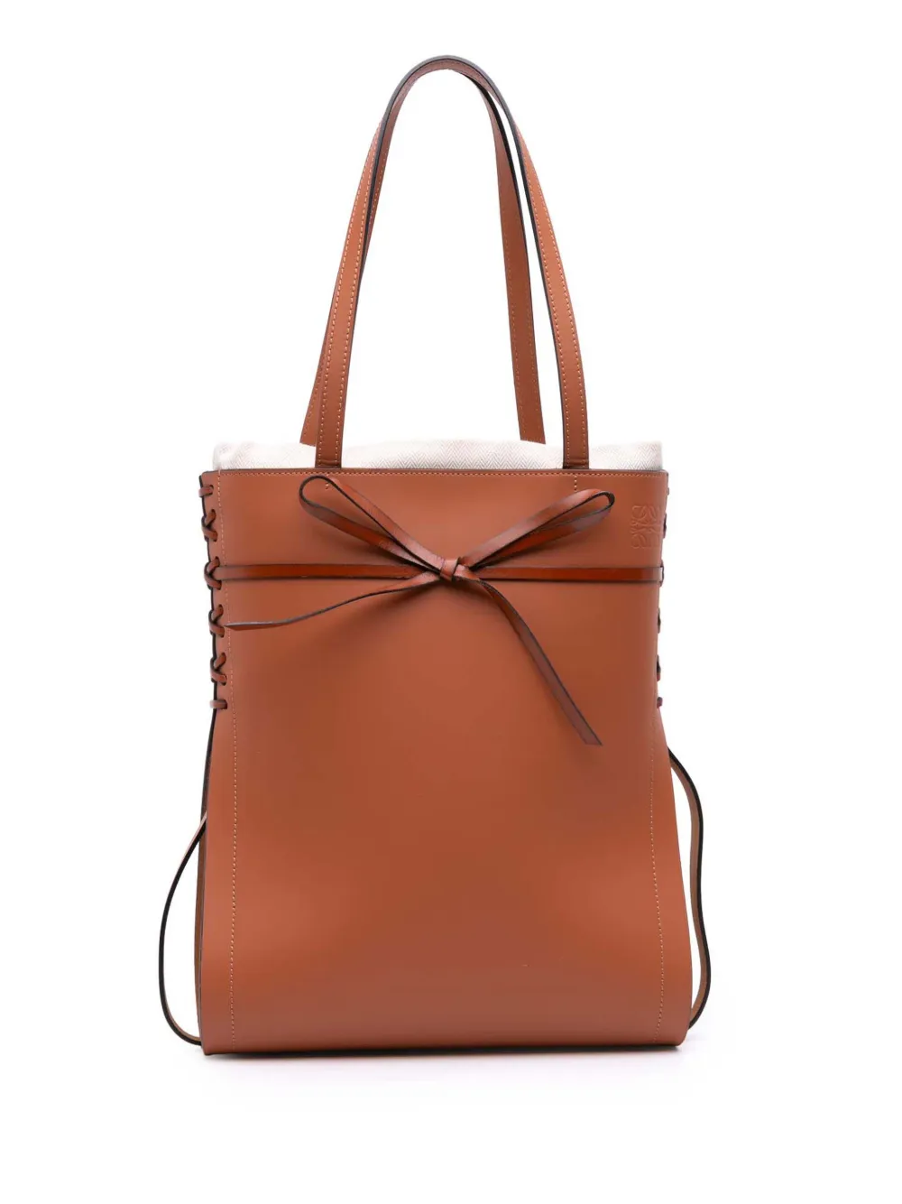 Loewe Pre-Owned 2020 レザー イケバナ ハンドバッグ - ブラウン Loewe Pre-Owned 2020 レザー イケバナ ハンドバッグ - ブラウン