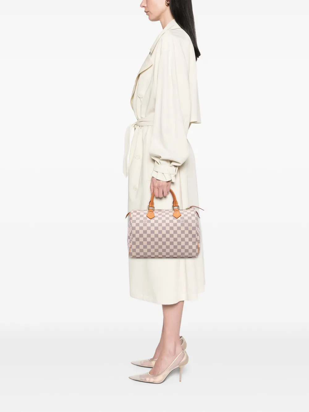 Louis Vuitton Pre-Owned 2008 Damier Azur Speedy 30 boston bag | Pre-Owned | Image 2