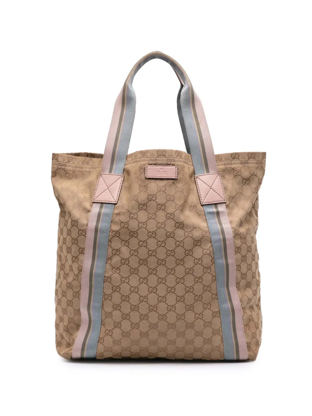 Gucci Pre-Owned 2016-2025 GGキャンバス ウェブ ハンドバッグ - ブラウン Gucci Pre-Owned 2016-2025 GGキャンバス ウェブ ハンドバッグ - ブラウン