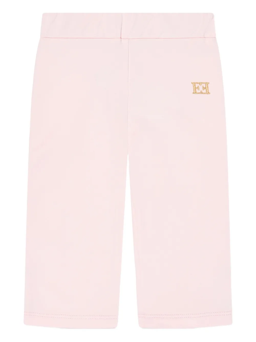 Escada Kids logo-embroidered cotton trousers | Leggings | Image 2