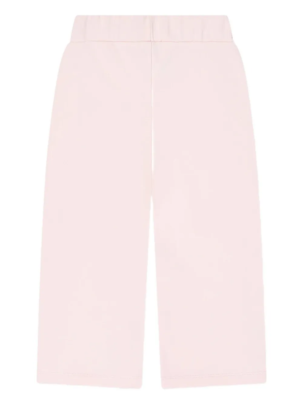 Escada Button-detail Logo Trousers In Pink