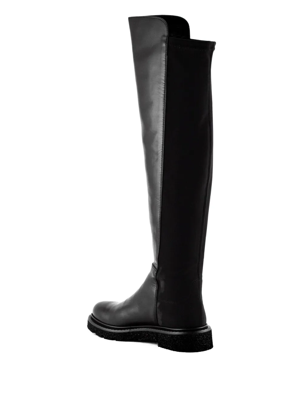 GUGLIELMO ROTTA elastic-insert leather boots Black