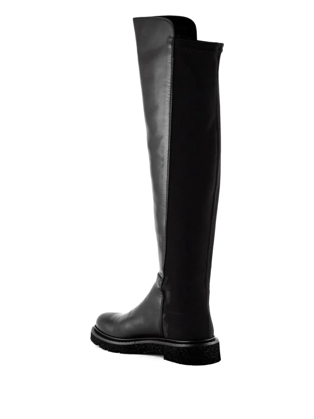 GUGLIELMO ROTTA elastic-insert leather boots Black