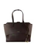 HIDESINS large Flap tote bag - Brown