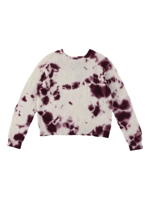 Suzusan tie-dye crew-neck sweater