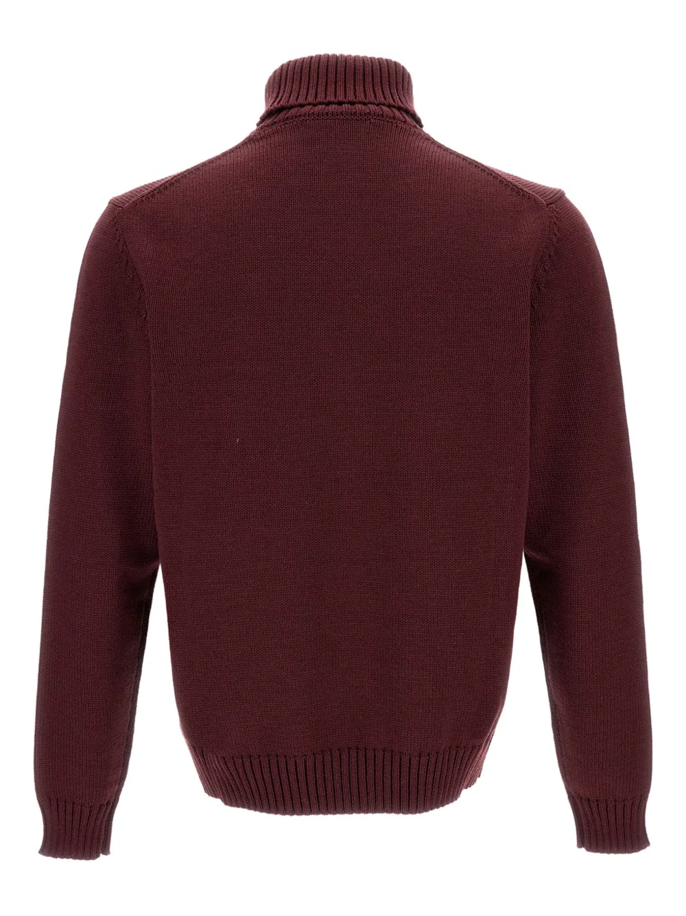Zanone Ribgebreide trui - Rood