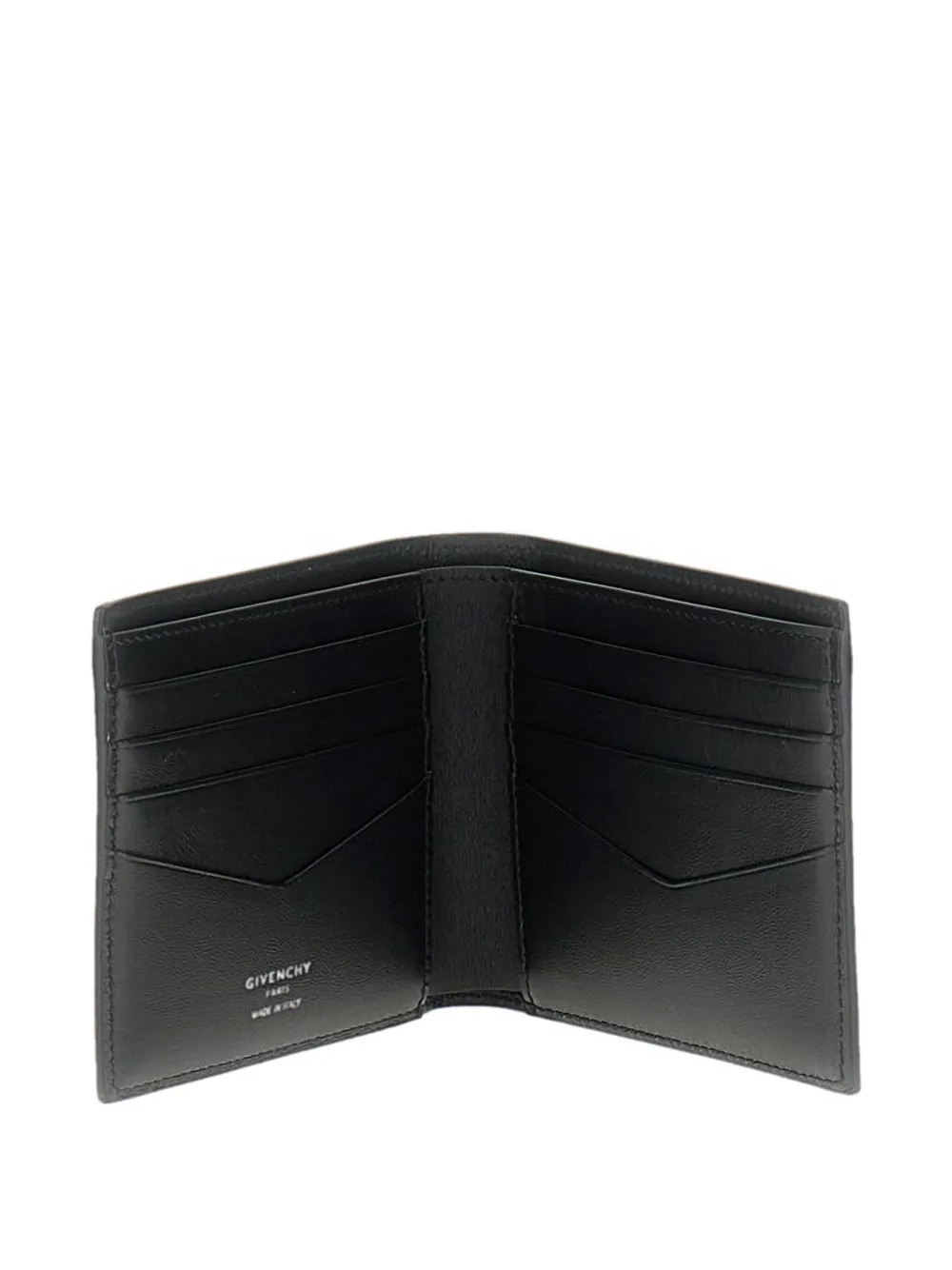 Givenchy Bi-fold Leather Wallet In Black