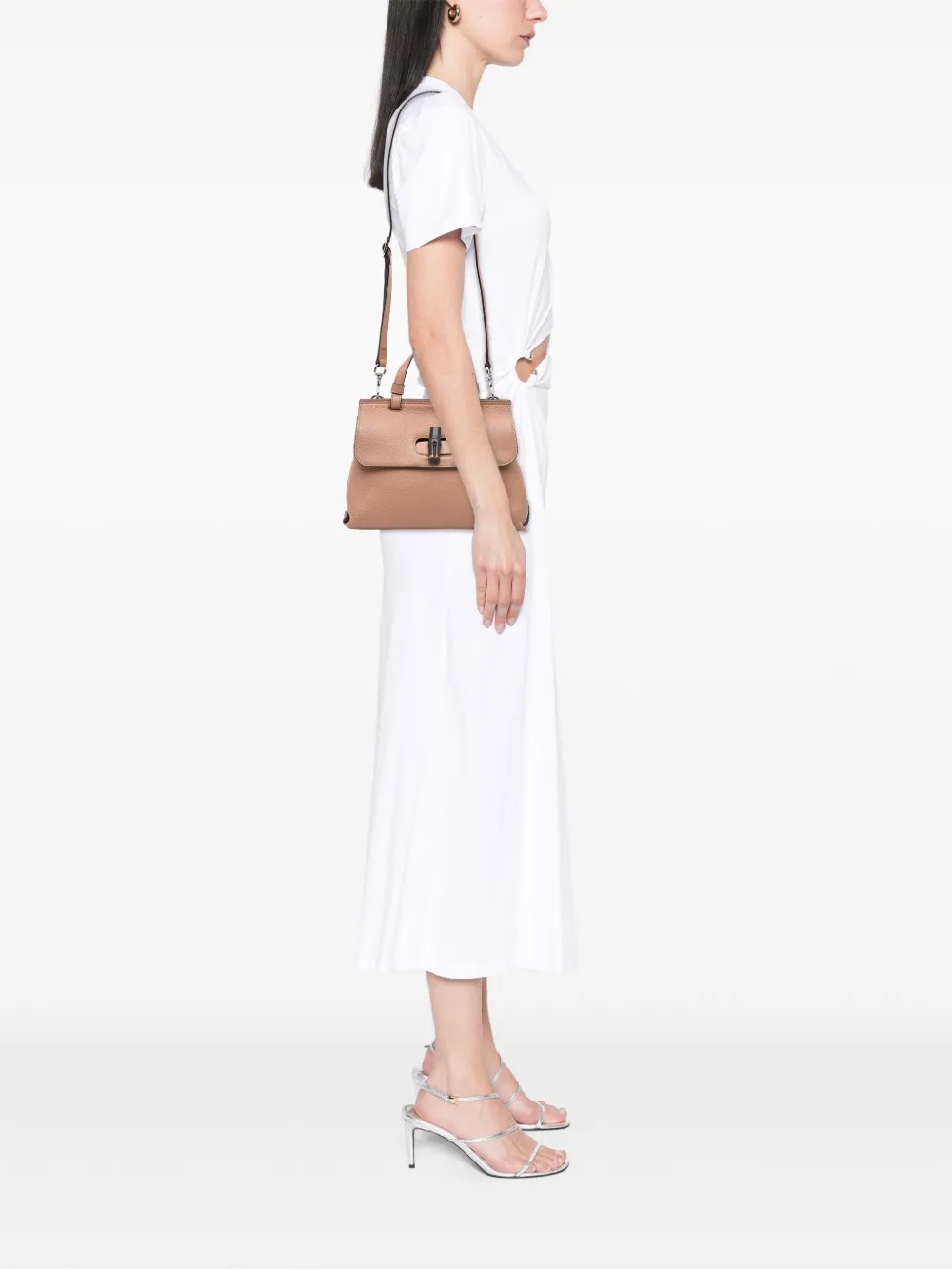 Gucci Pre-Owned 2016-2025 Small Leather Bamboo Daily satchel | Pre-Owned | Image 2