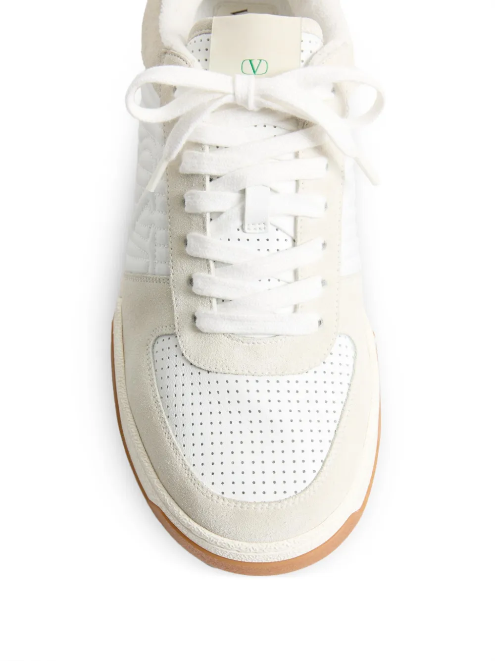 Valentino Garavani VLogo Signature leren sneakers Wit