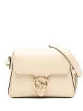 Gucci Pre-Owned 2016-2025 Small Dollar Calfskin Interlocking G crossbody bag - White