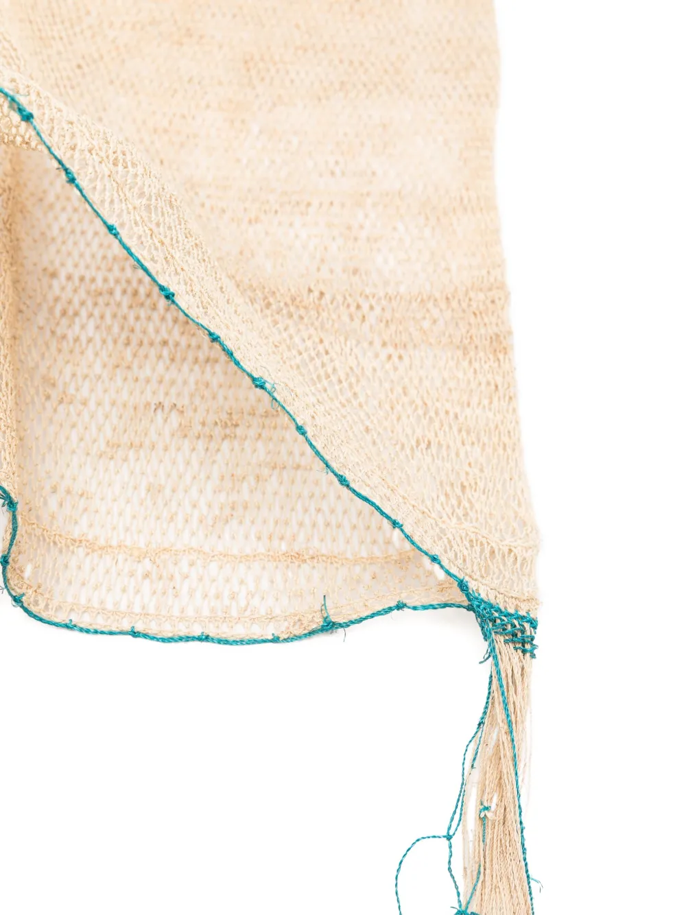 Slo_hand_made Contrast-trim Tote Bag In Neutral