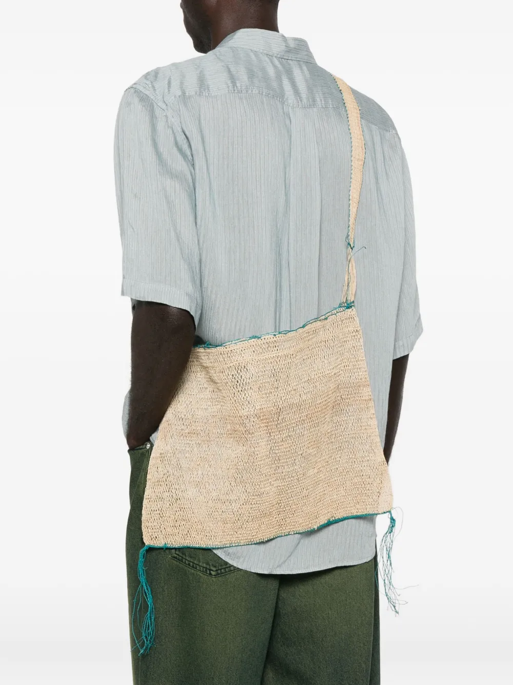 Slo_hand_made Contrast-trim Tote Bag In Neutral