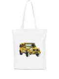 Mostly Heard Rarely Seen 8-Bit car-print tote bag - White