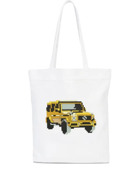 Mostly Heard Rarely Seen 8-Bit car-print tote bag