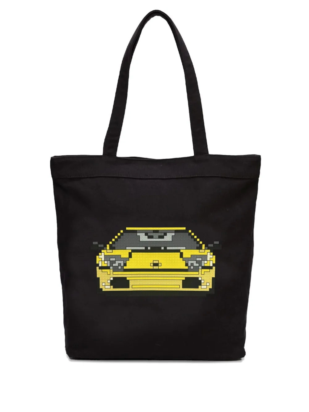 Mostly Heard Rarely Seen 8-bit 8-bit Car Tote Bag In Black