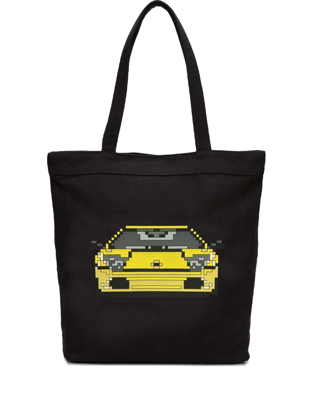 Mostly Heard Rarely Seen 8-bit 8-bit Car Tote Bag In Black