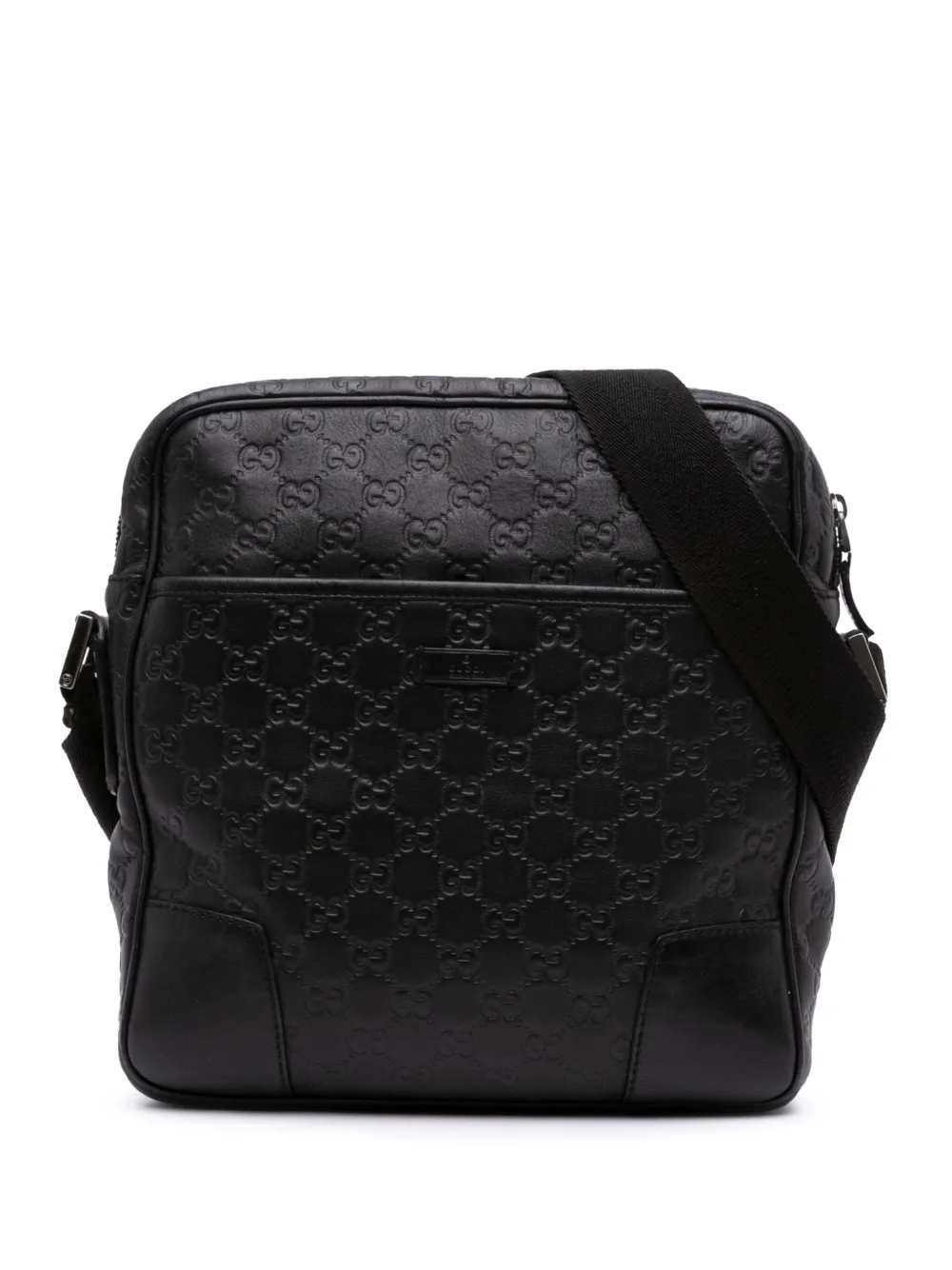 Gucci Pre-Owned 2016-2025 グッチシマ ショルダーバッグ - ブラック Gucci Pre-Owned 2016-2025 グッチシマ ショルダーバッグ - ブラック