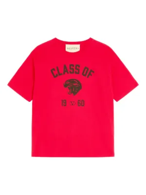 Valentino Garavani chez-print T-shirt | Red | FARFETCH