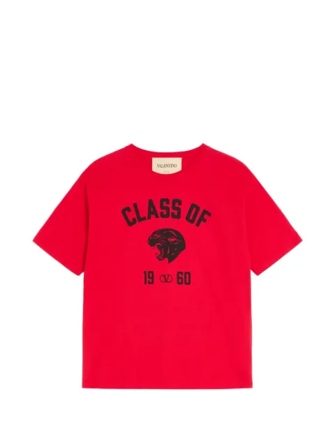 Valentino Garavani cotton T-shirt with panther print