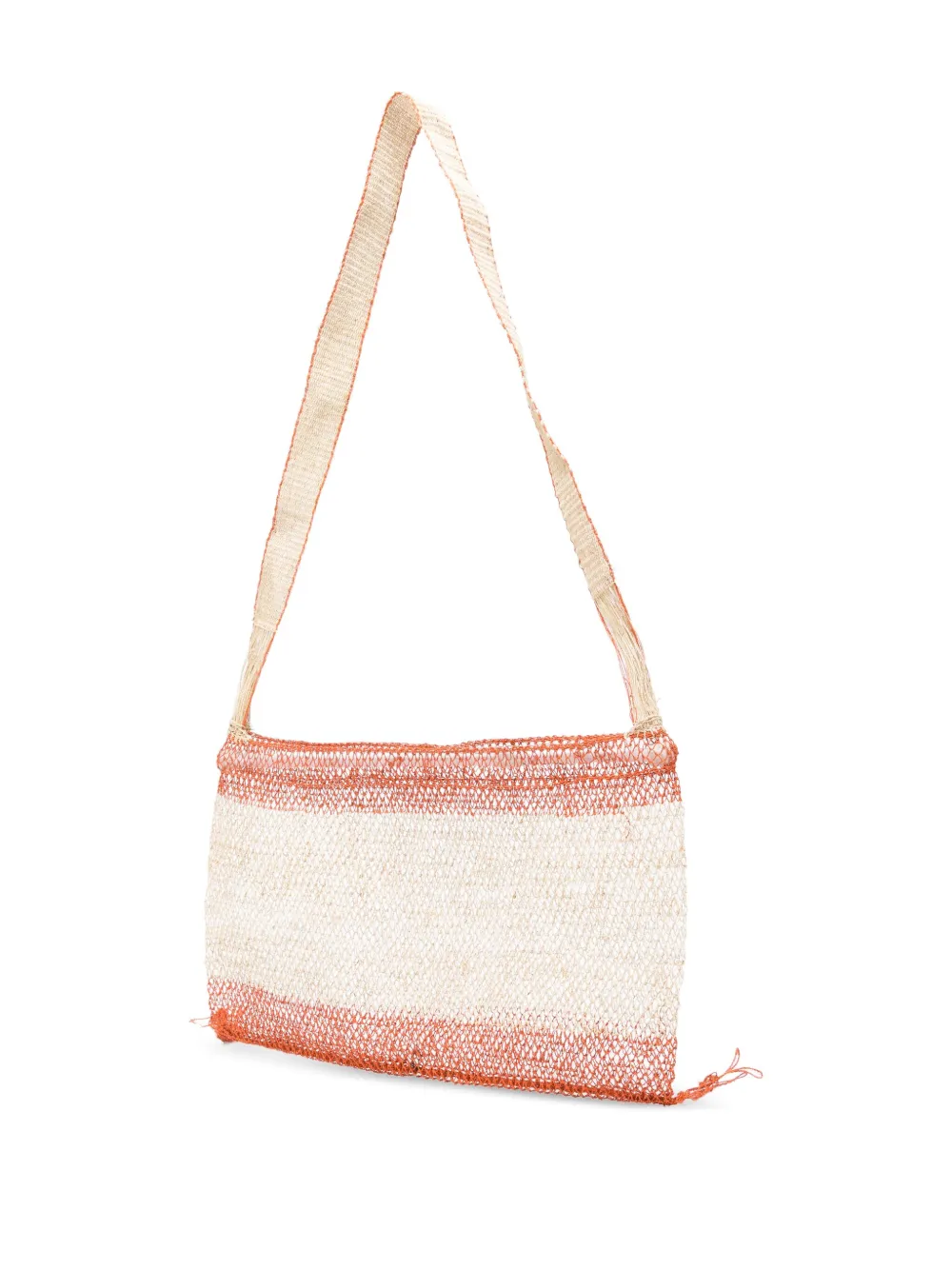  Slo_hand_made Striped-pattern Shoulder Bag - Neutrals 