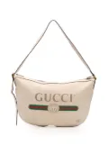 Gucci Pre-Owned 2016-2025 Leather Logo Half Moon crossbody bag - White