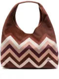 Missoni chevron-pattern shoulder bag - Red