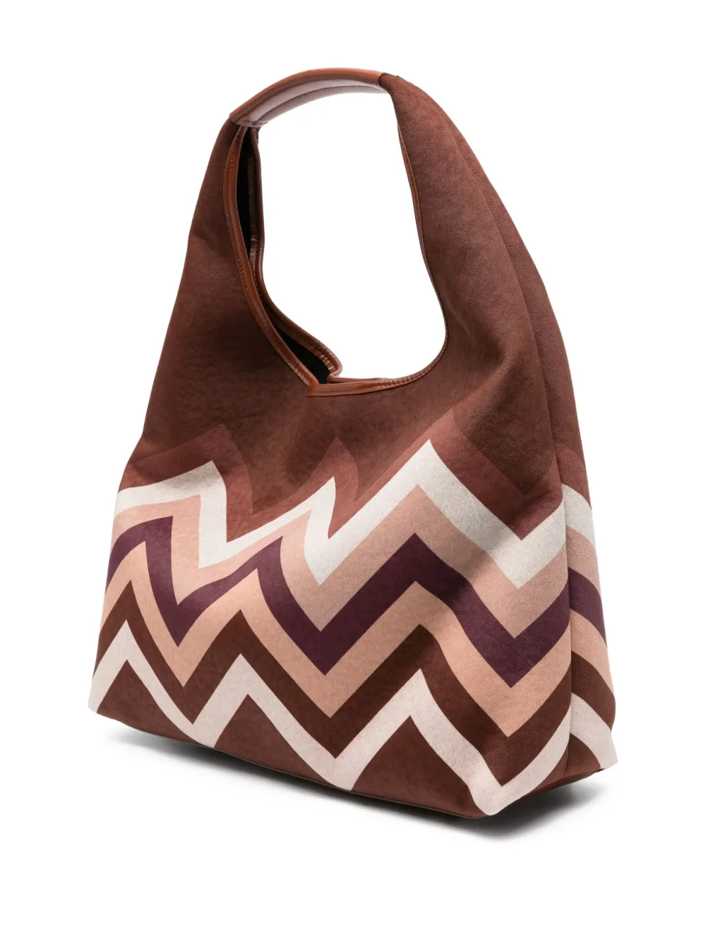 Missoni Schoudertas met chevron patroon Rood