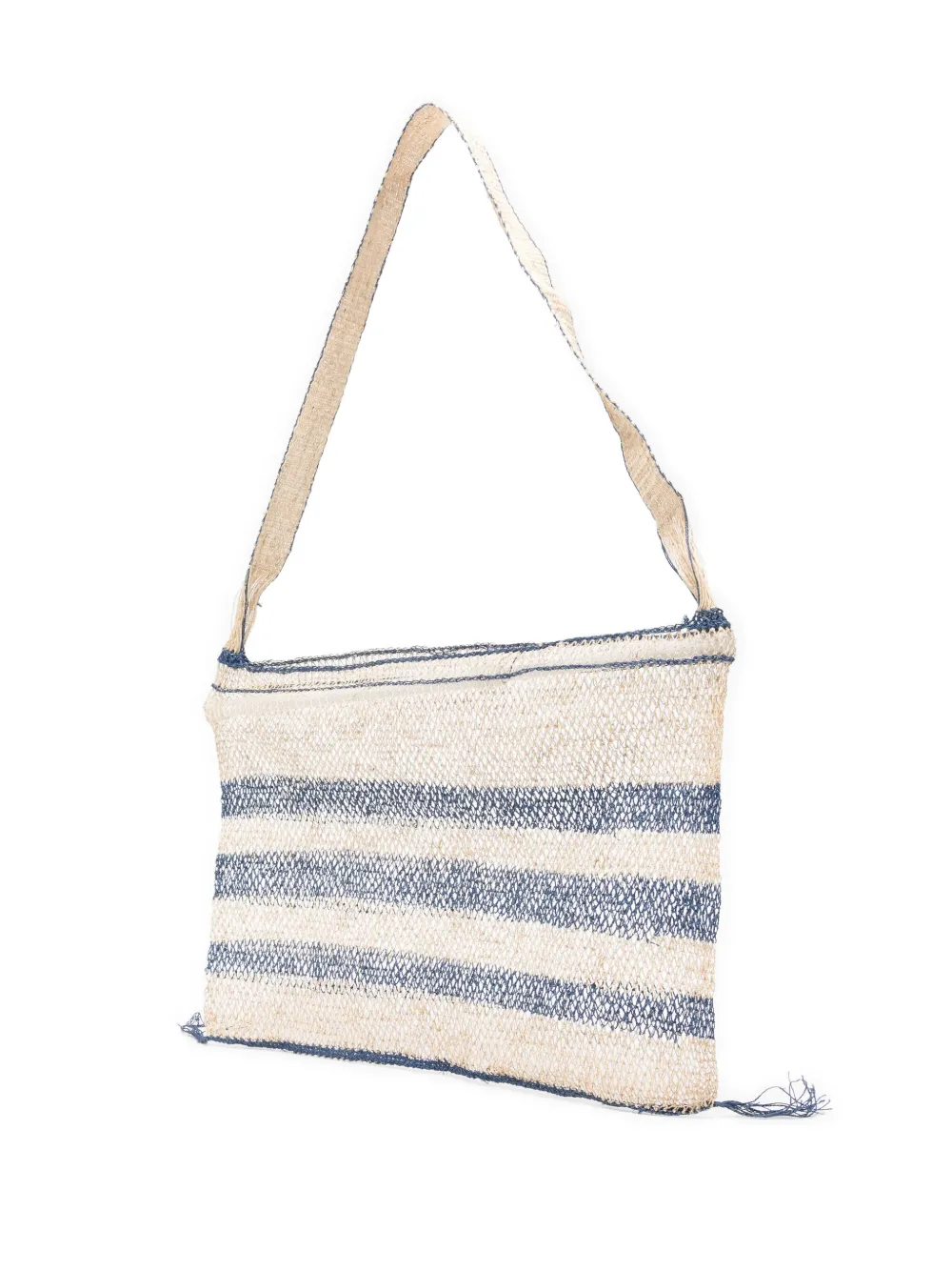  Slo_hand_made Striped Tote Bag - Neutrals 