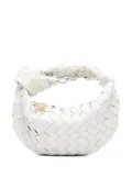 Bottega Veneta Pre-Owned 2012-2025 Mini Patent Intrecciato Jodie hobo bag - White