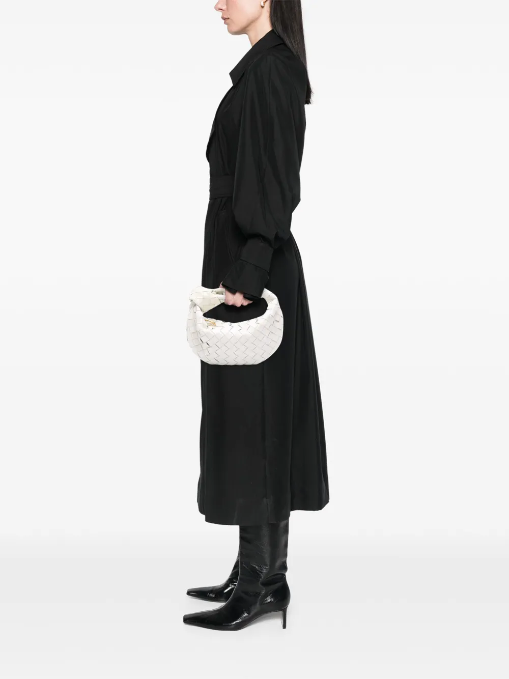 Bottega Veneta Pre-Owned 2012-2025 Mini Patent Intrecciato Jodie hobo bag | Pre-Owned | Image 2