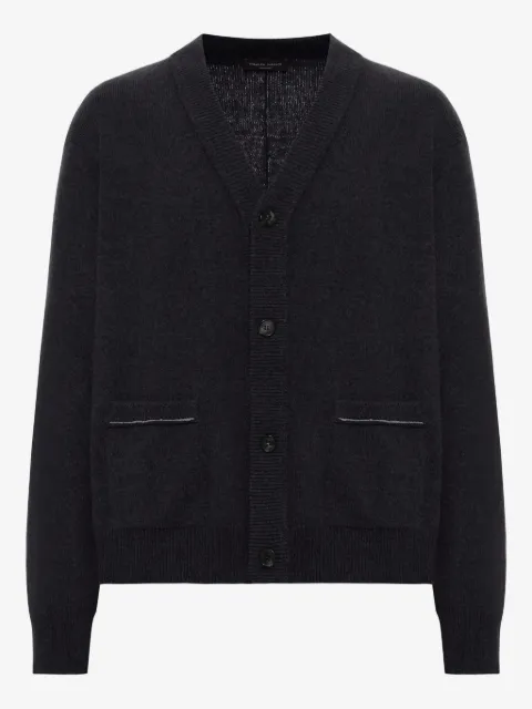 Roberto Collina Cardigan de lã com gola V