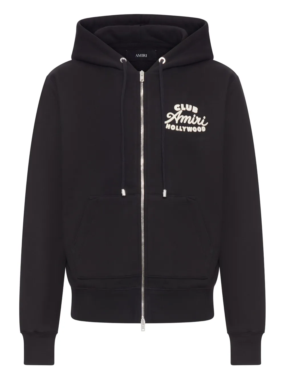 AMIRI Club Amiri zip-up hoodie - ブラック AMIRI Club Amiri zip-up hoodie - ブラック