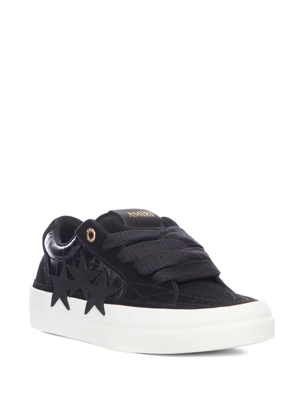 AMIRI star-crocodile sneakers Black