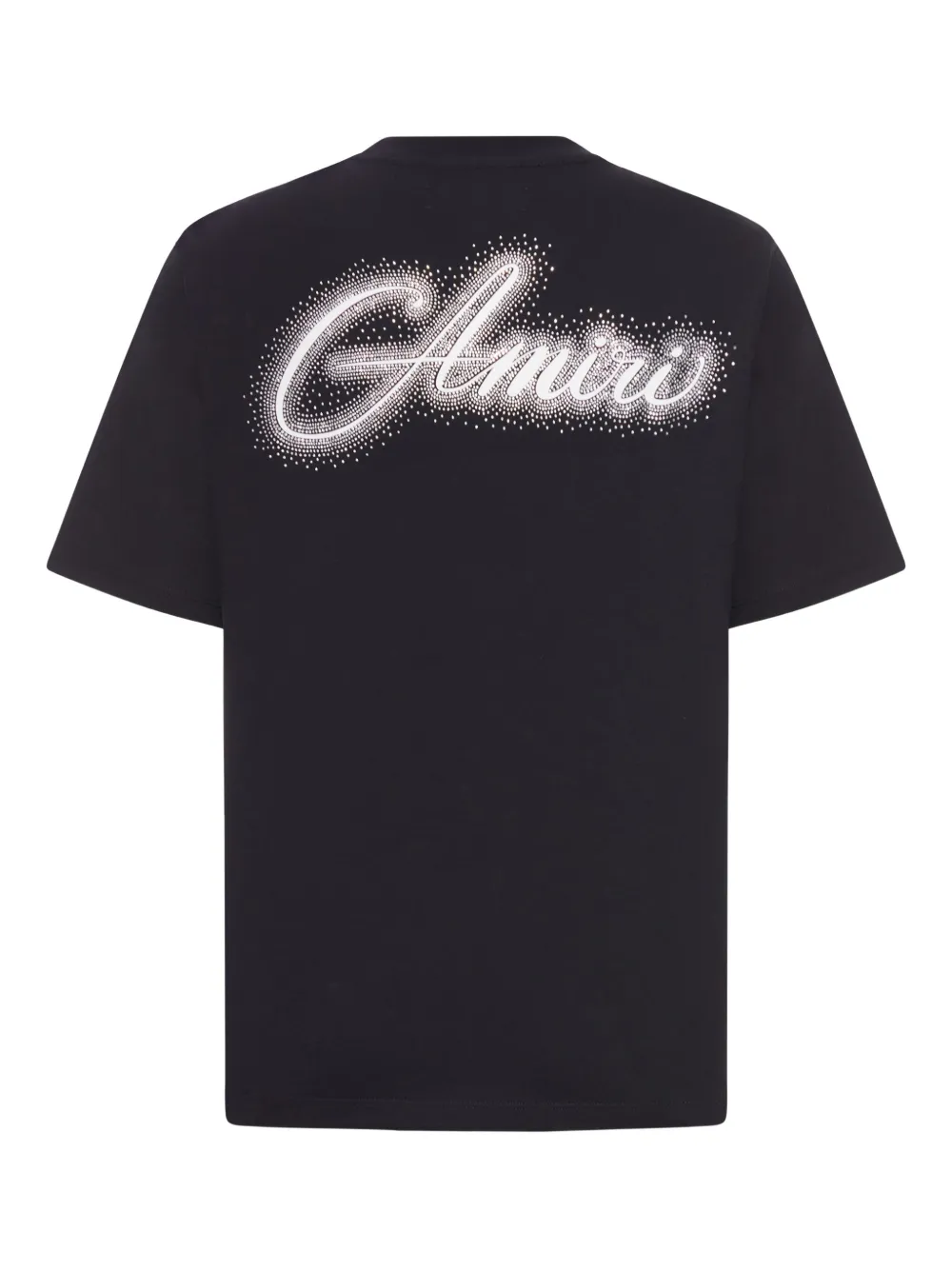 AMIRI crystal-embellishment cotton T-shirt - Zwart