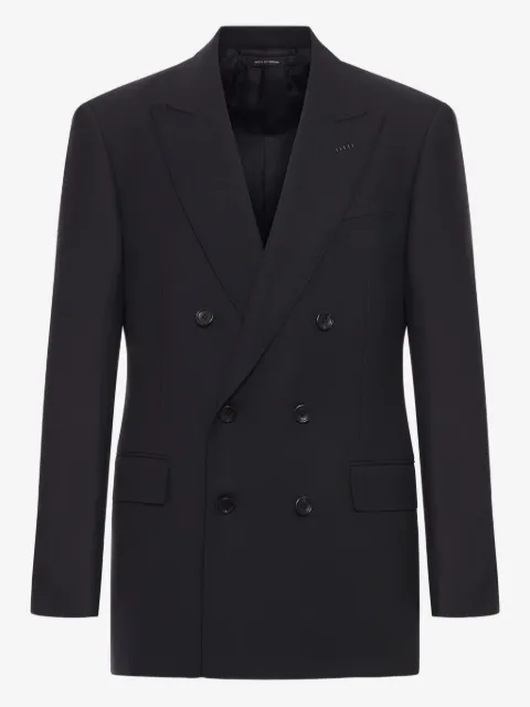 TOM FORD chamarra de sarga rota