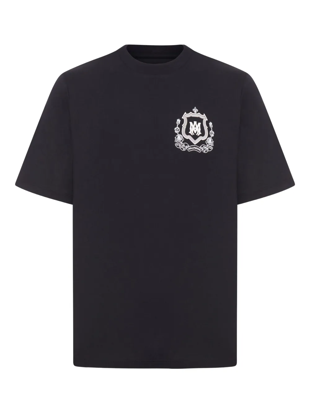 AMIRI crest-printed cotton T-shirt - ブラック AMIRI crest-printed cotton T-shirt - ブラック