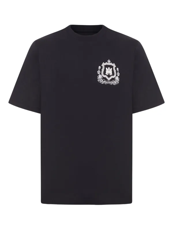 AMIRI ブラック ロゴプリント Tシャツ AMIRI プリント Tシャツ | ブラック | FARFETCH JP
