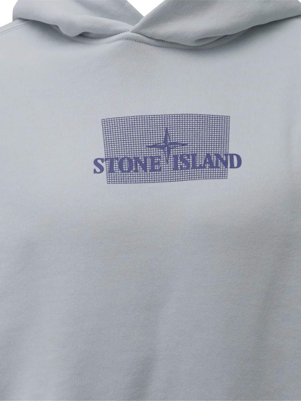 Stone Island Hoodie met print Blauw