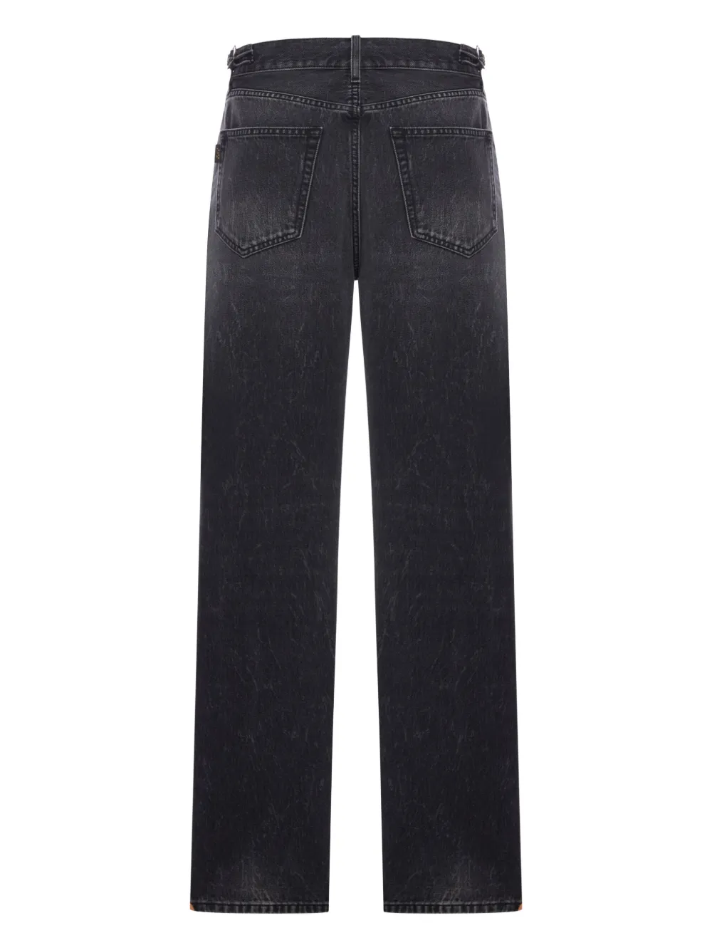 Haikure Straight jeans met vijf zakken - Zwart